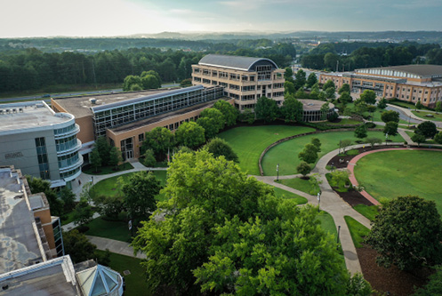 Kennesaw Hall and Campus Green