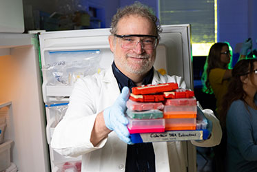 Photo of Thomas McElroy in lab